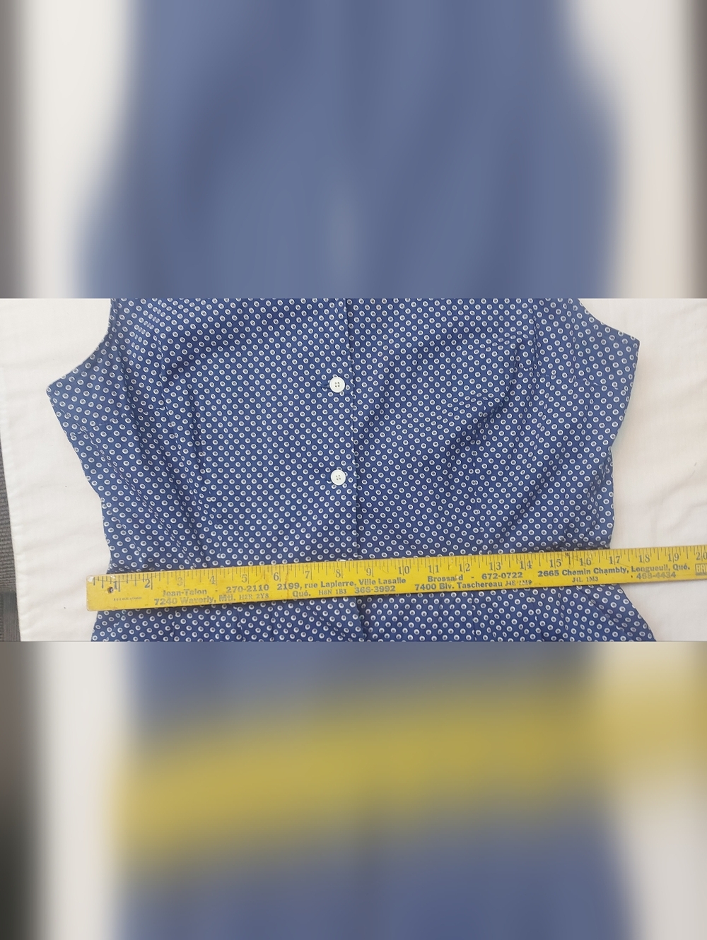 Birds of North America Blue Polka Dot Shirt Dress Button Front Fit&Flare Size 12 - Picture 10 of 14